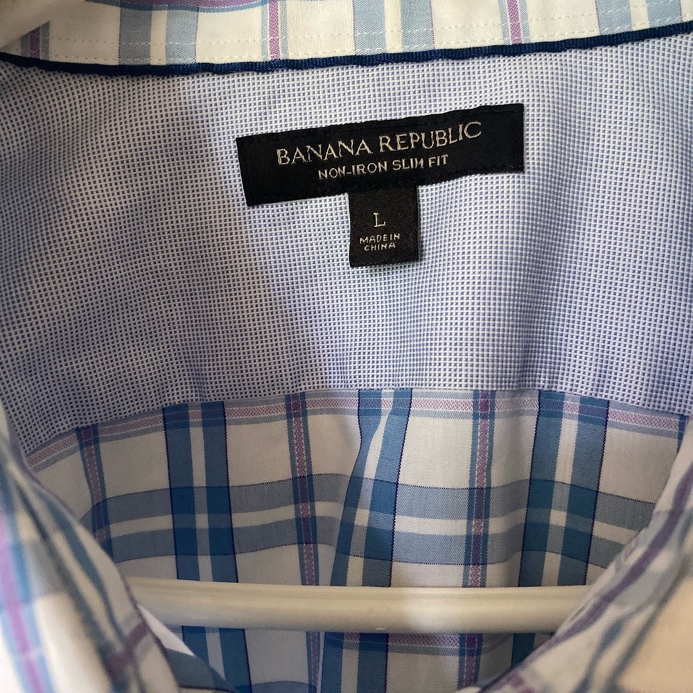 Banana Republic Blue Casual Button Down Shirt